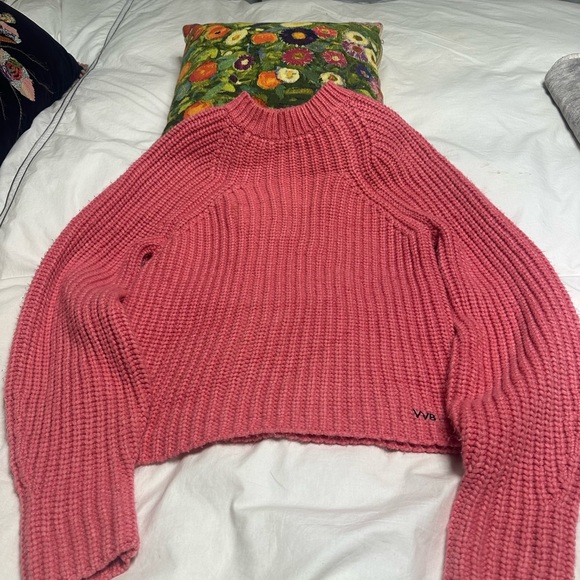 Victoria Beckham Pink Crew Neck Sweater - Picture 1 of 8